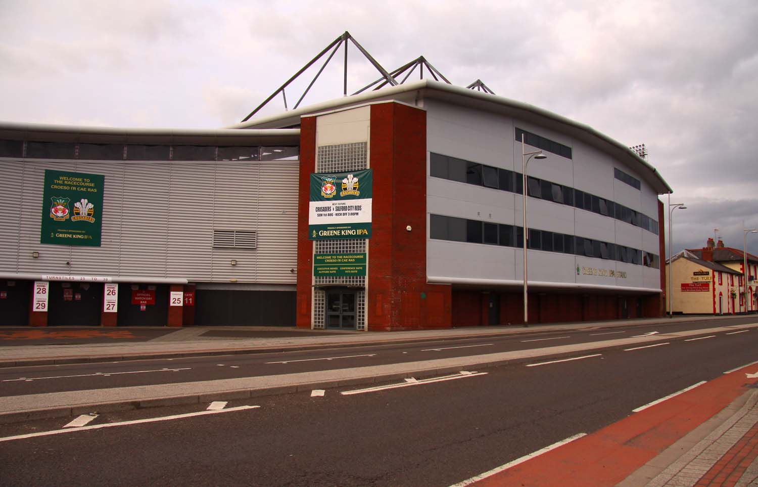 Racecourse Ground exterior