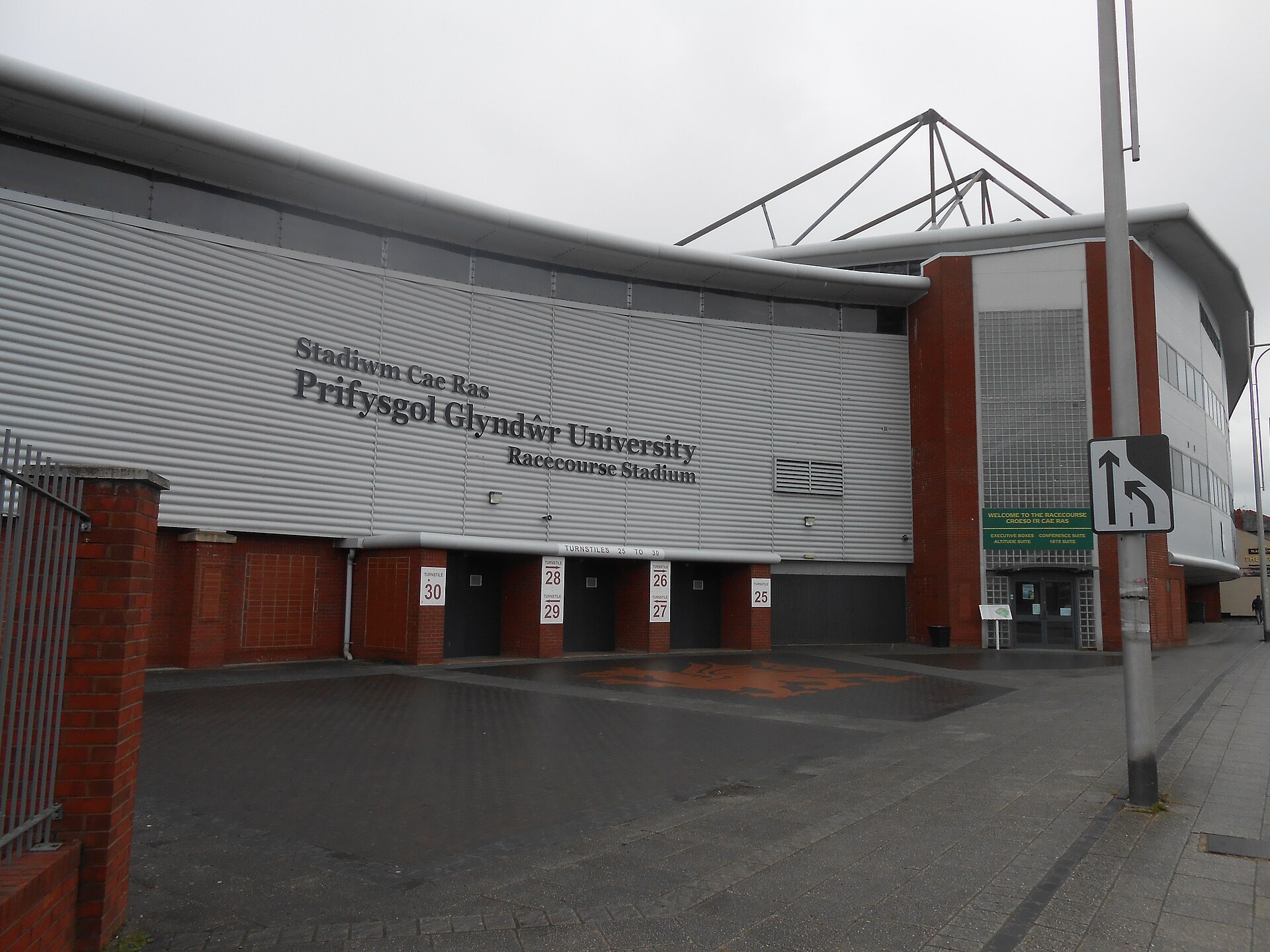Racecourse Ground fans section
